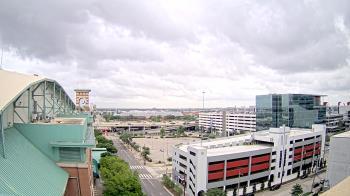 Weather camera view of Minute Maid Park.