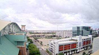 Weather camera view of Minute Maid Park.