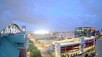Weather camera view of Minute Maid Park.