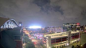 Weather camera view of Minute Maid Park.