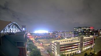 Weather camera view of Minute Maid Park.