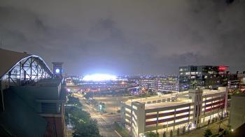 Weather camera view of Minute Maid Park.