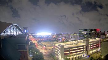 Weather camera view of Minute Maid Park.