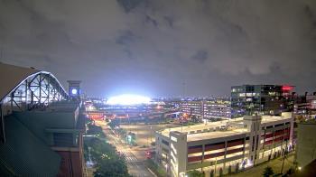 Weather camera view of Minute Maid Park.
