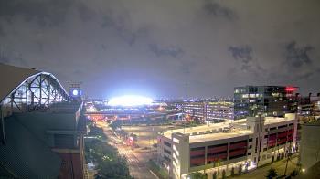 Weather camera view of Minute Maid Park.