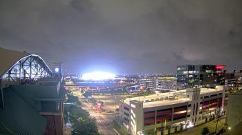 Weather camera view of Minute Maid Park.