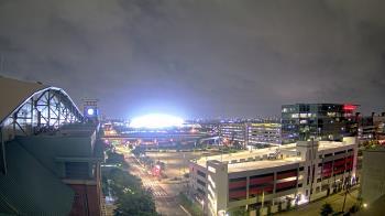 Weather camera view of Minute Maid Park.