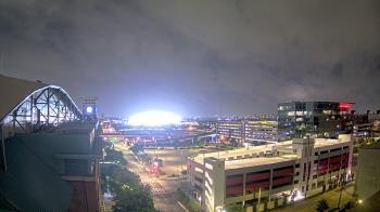 Weather camera view of Minute Maid Park.