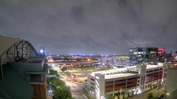 Weather camera view of Minute Maid Park.