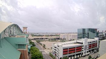 Weather camera view of Minute Maid Park.
