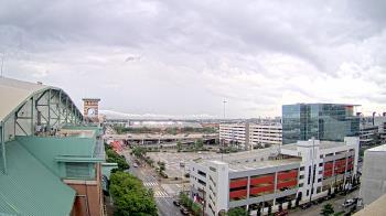 Weather camera view of Minute Maid Park.