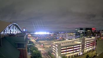 Weather camera view of Minute Maid Park.