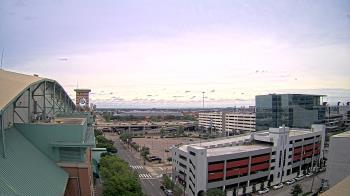 Weather camera view of Minute Maid Park.