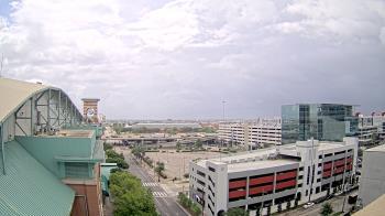 Weather camera view of Minute Maid Park.