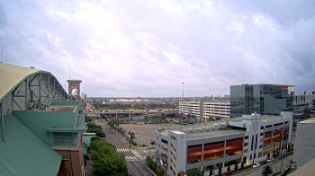 Weather camera view of Minute Maid Park.