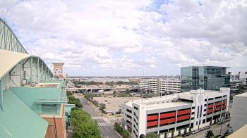 Weather camera view of Minute Maid Park.