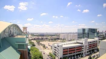 Weather camera view of Minute Maid Park.