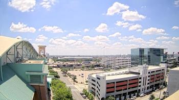 Weather camera view of Minute Maid Park.