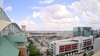 Weather camera view of Minute Maid Park.