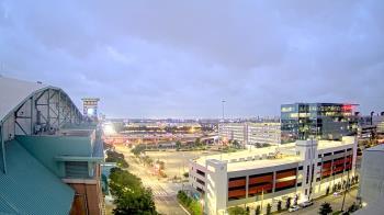 Weather camera view of Minute Maid Park.