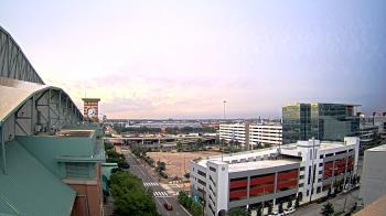 Weather camera view of Minute Maid Park.