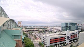 Weather camera view of Minute Maid Park.