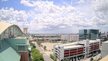 Weather camera view of Minute Maid Park.