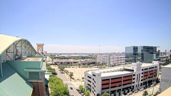 Weather camera view of Minute Maid Park.