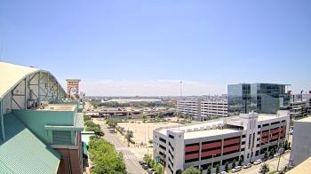 Weather camera view of Minute Maid Park.
