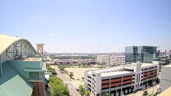 Weather camera view of Minute Maid Park.