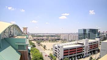 Weather camera view of Minute Maid Park.