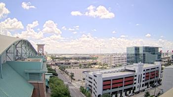 Weather camera view of Minute Maid Park.