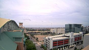 Weather camera view of Minute Maid Park.