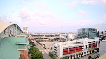 Weather camera view of Minute Maid Park.