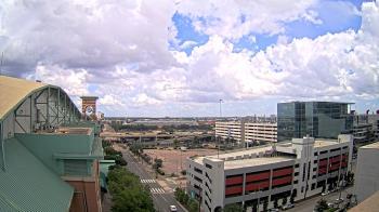 Weather camera view of Minute Maid Park.
