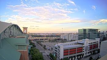 Weather camera view of Minute Maid Park.