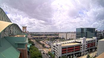 Weather camera view of Minute Maid Park.