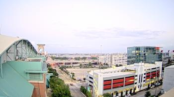 Weather camera view of Minute Maid Park.