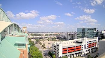 Weather camera view of Minute Maid Park.