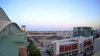 Weather camera view of Minute Maid Park.