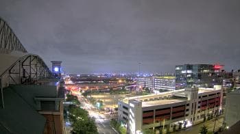 Weather camera view of Minute Maid Park.
