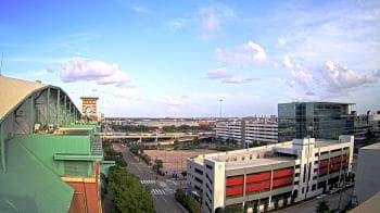 Weather camera view of Minute Maid Park.