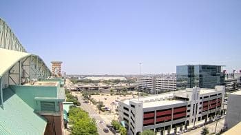 Weather camera view of Minute Maid Park.