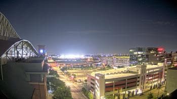Weather camera view of Minute Maid Park.