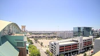 Weather camera view of Minute Maid Park.