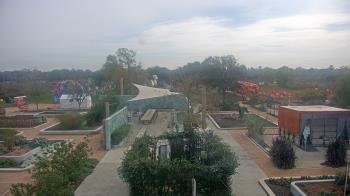 Weather camera view of Houston Botanic Garden.