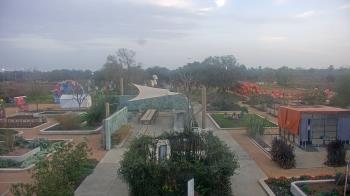 Weather camera view of Houston Botanic Garden.