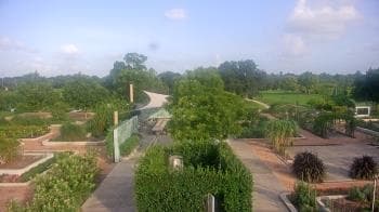 Weather camera view of Houston Botanic Garden.