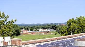 Weather camera view of Haverstraw Elementary School.