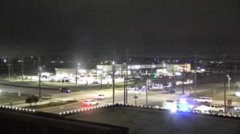 Weather camera view of Iowa Colony Police Department.